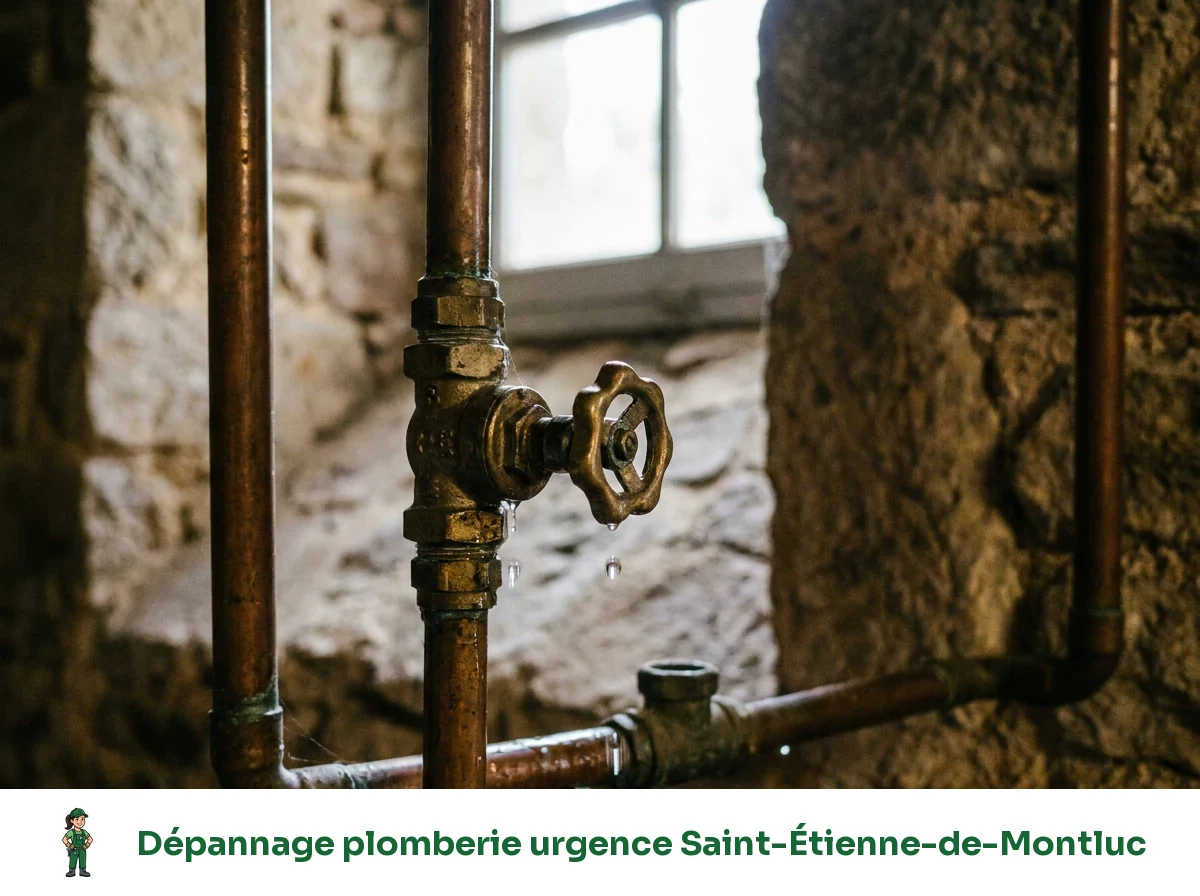 Dépannage plomberie urgence à Saint-Étienne-de-Montluc