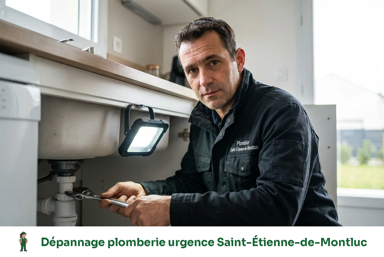 Dépannage plomberie urgence à Saint-Étienne-de-Montluc