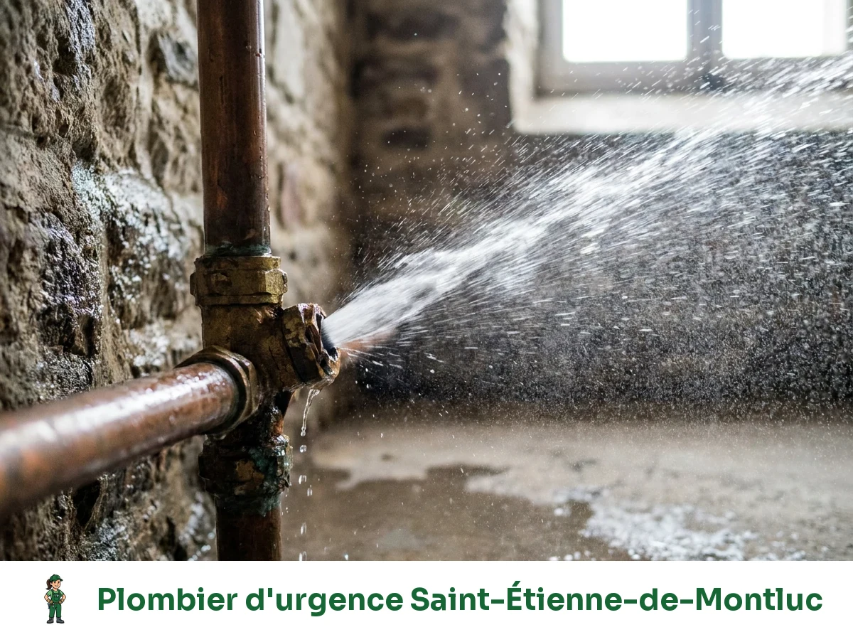 Plombier d'urgence à Saint-Étienne-de-Montluc