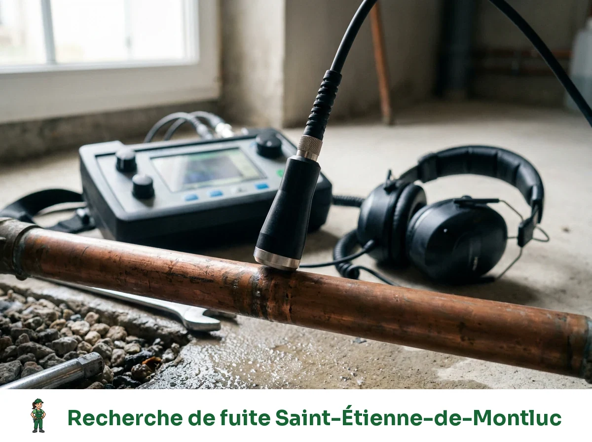 Recherche de fuite à Saint-Étienne-de-Montluc