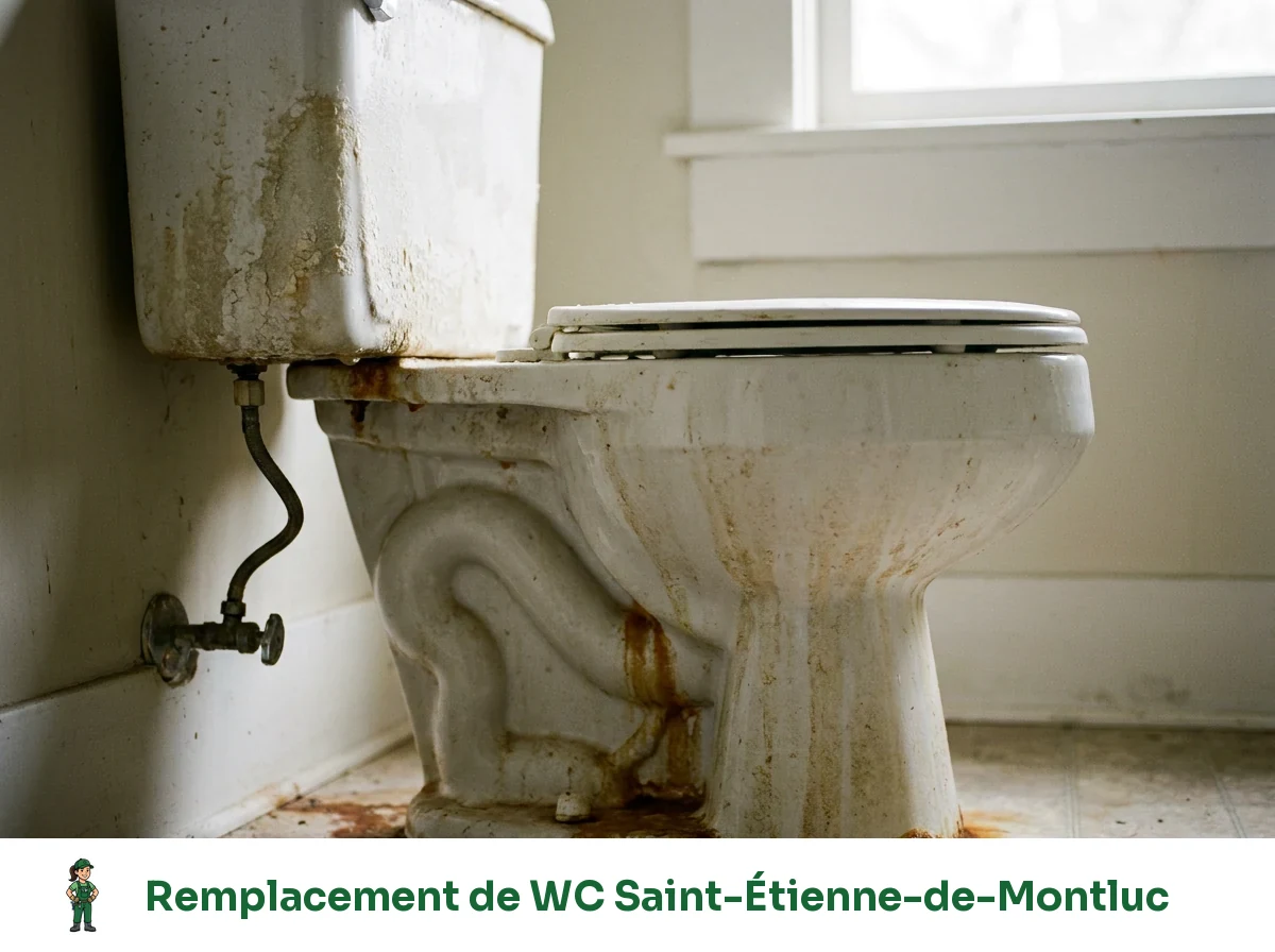 Remplacement de WC à Saint-Étienne-de-Montluc